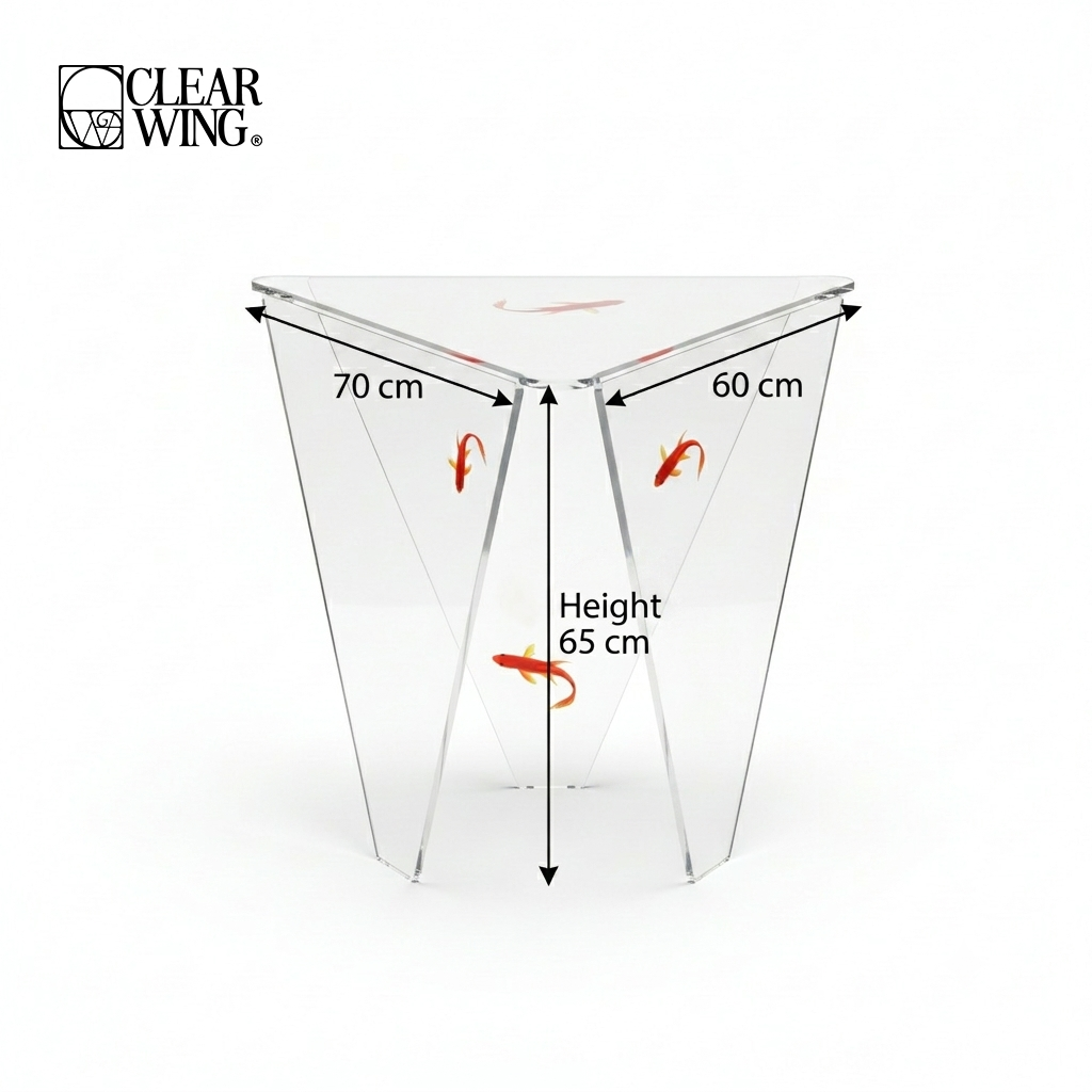 Plexi Side Table – Aqua Table