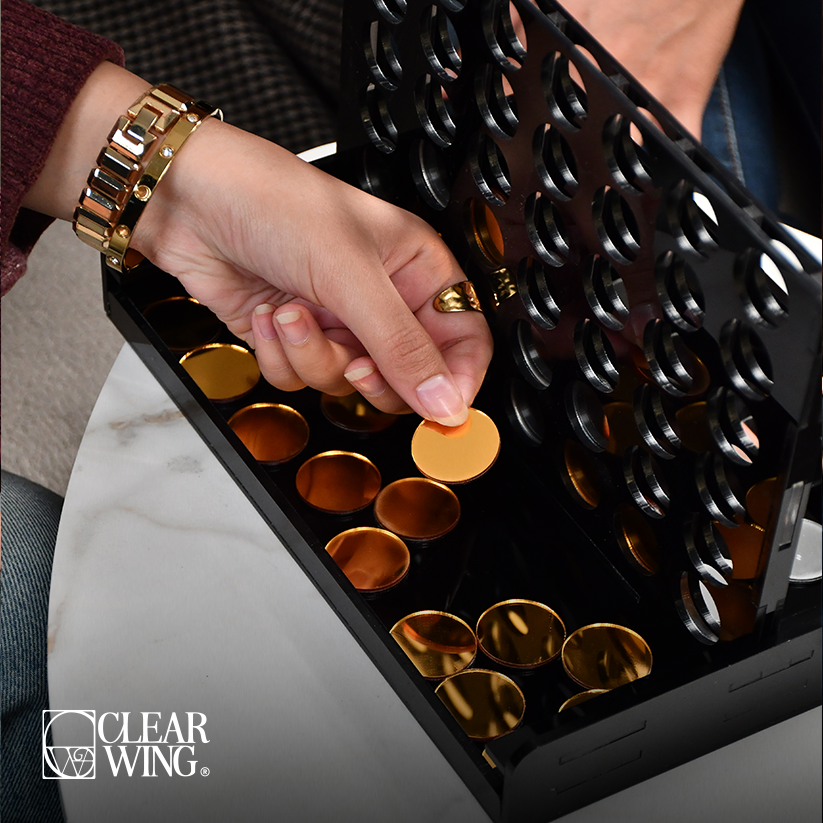 Mirror Acrylic Plexi Game Connect 4