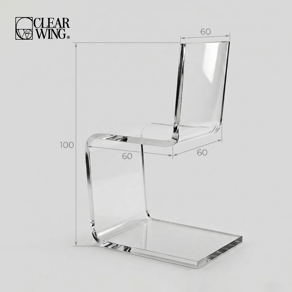 Acrylic Plexi U Chair