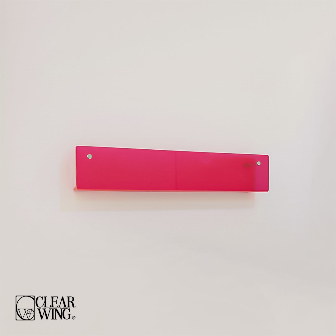 Acrylic plexi wall shelf decoration