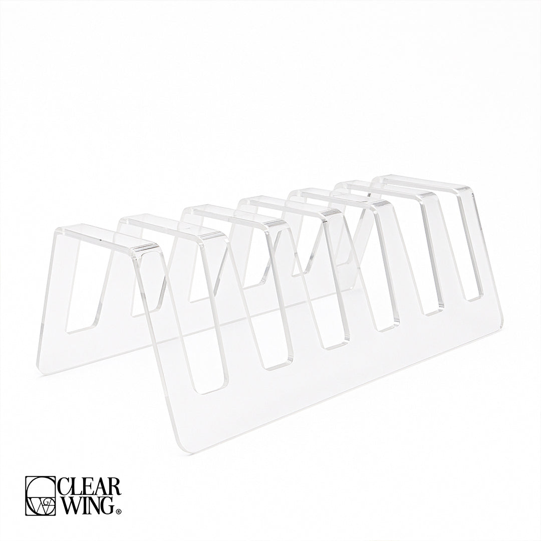 Acrylic plexi Plates Organizer Holder