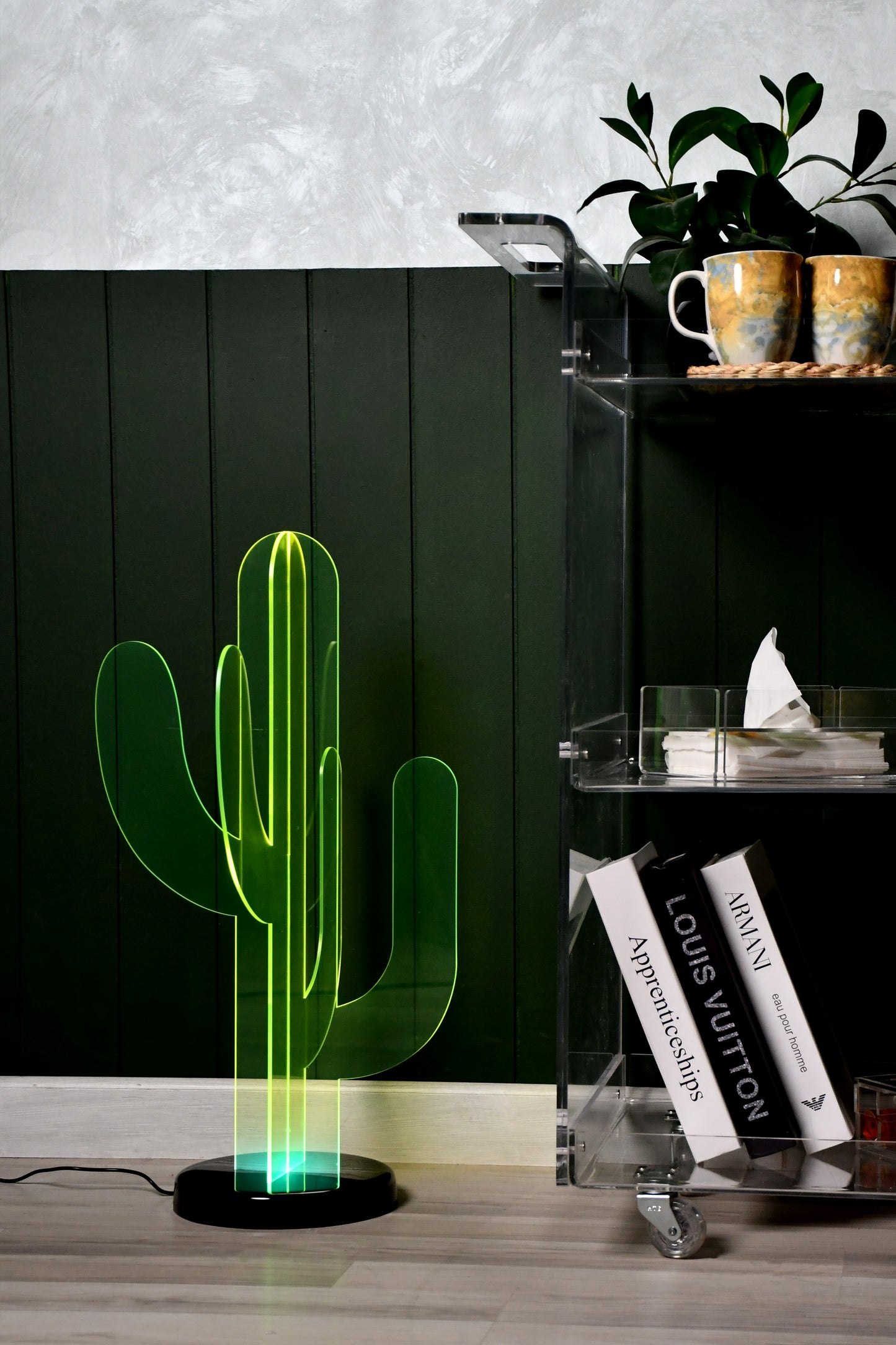 Acrylic Neon Cactus