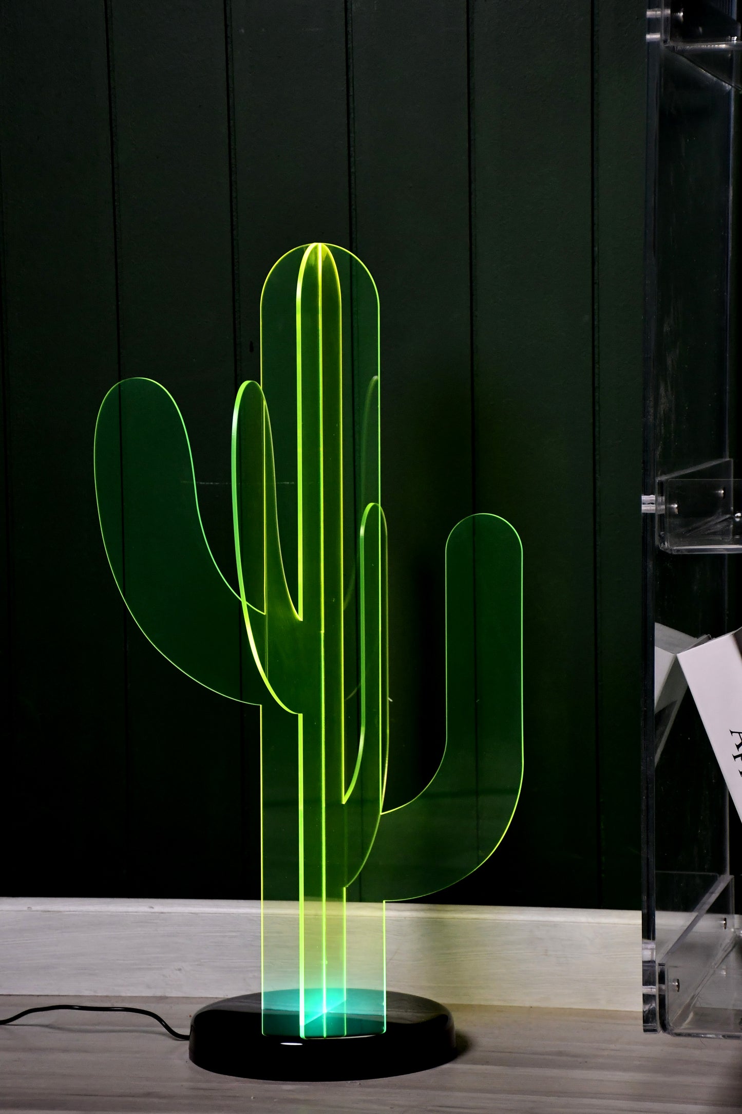 Acrylic Neon Cactus