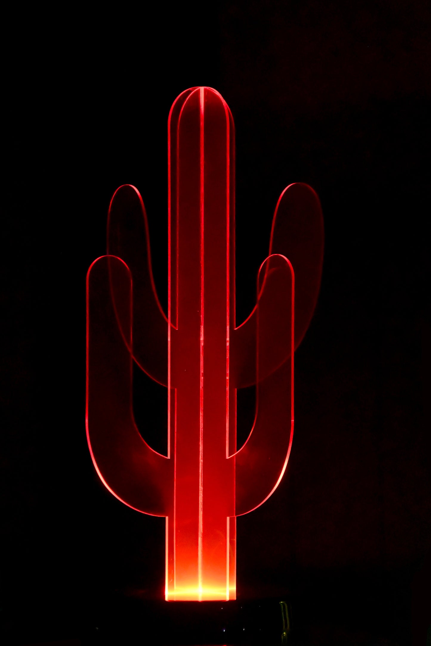 Acrylic Neon Cactus