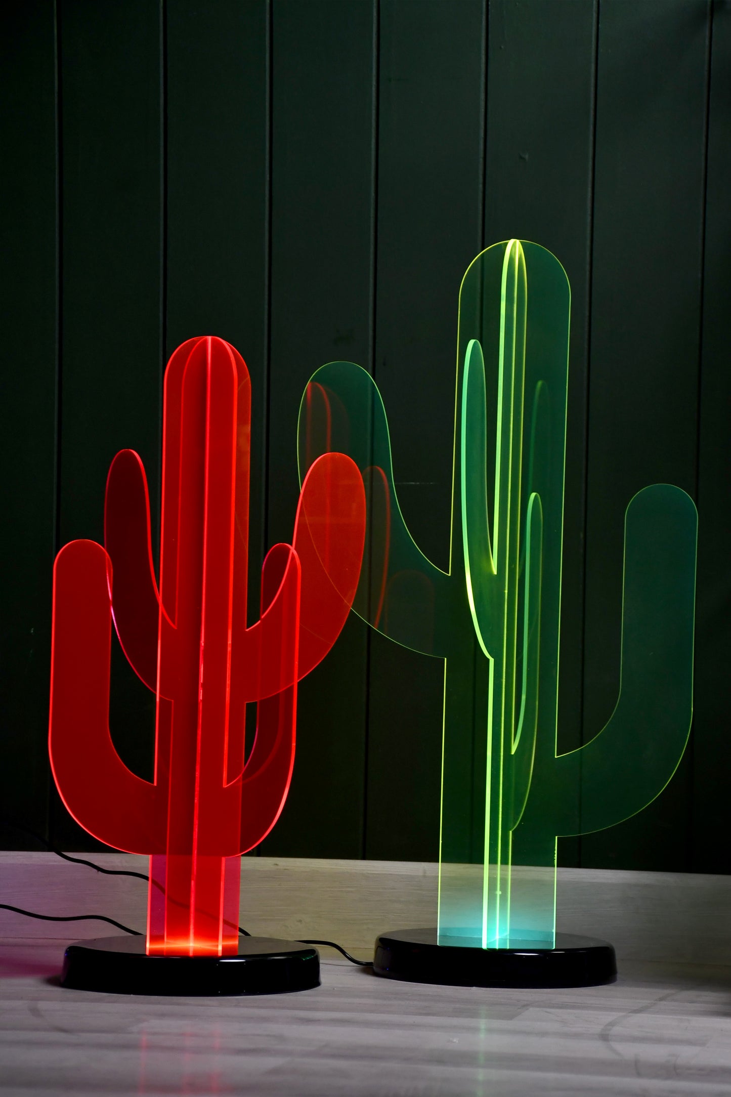Acrylic Neon Cactus