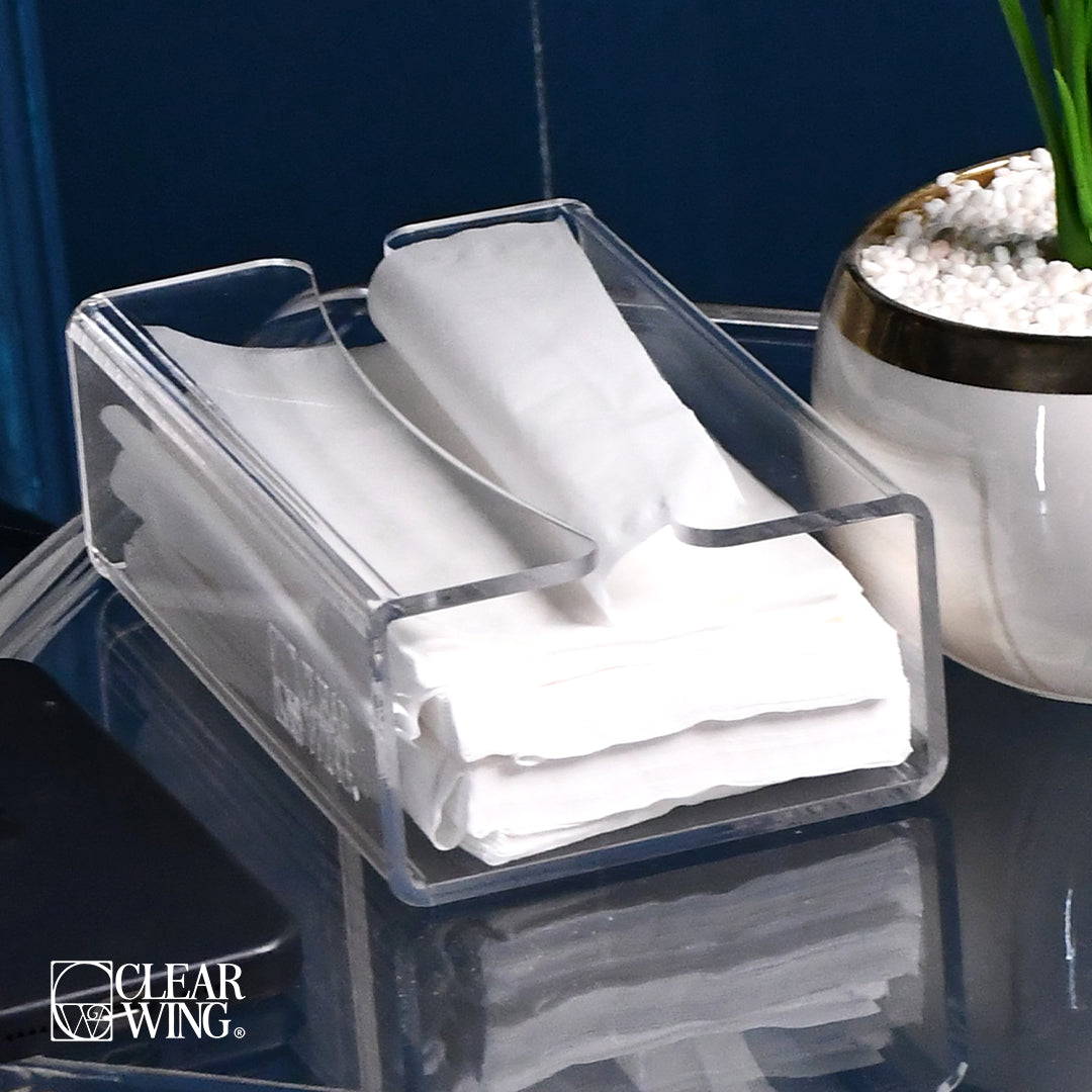 Acrylic Plexi Tissue Box clear