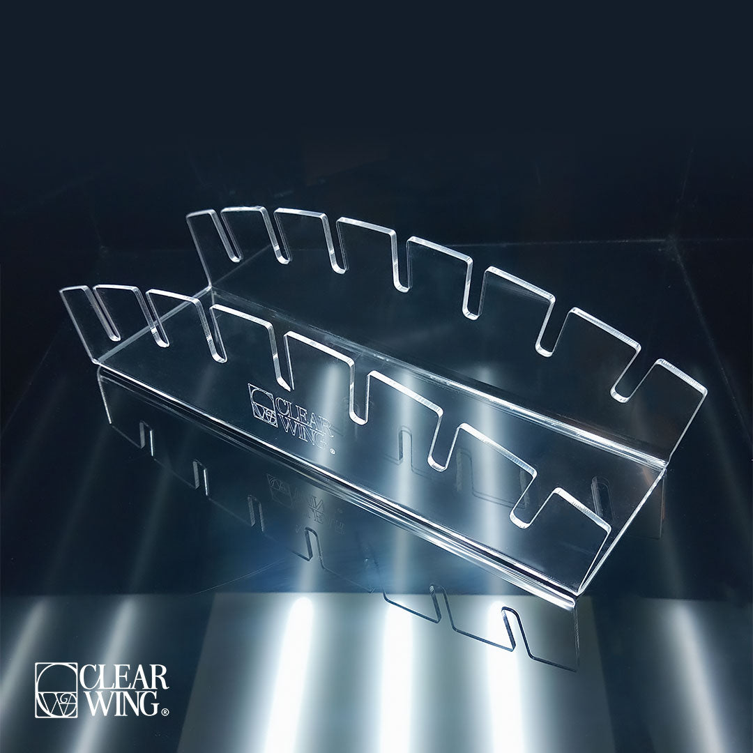 Acrylic plexi Hat Organizer Stand clear 2