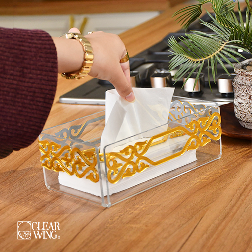 Acrylic Plexi Ramadan Heritage Tissue Box