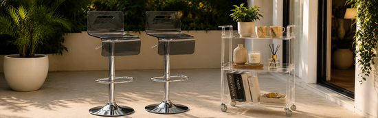 Summer Chalet Essentials: Acrylic Furniture & Décor by Clearwing