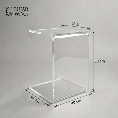 Acrylic Plexi Modern Side Table