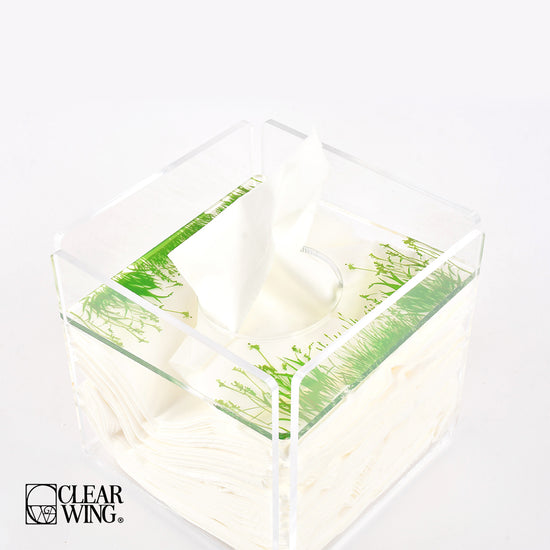 Acrylic Square Tissue Box