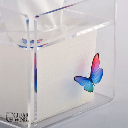 Acrylic Square Tissue Box