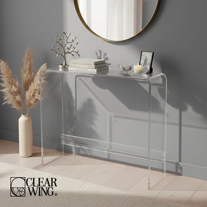 Minimalist Acrylic Plexi Console Table