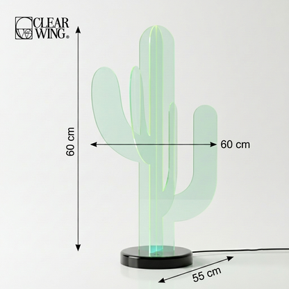 Acrylic Plexi Neon Lamp Cactus