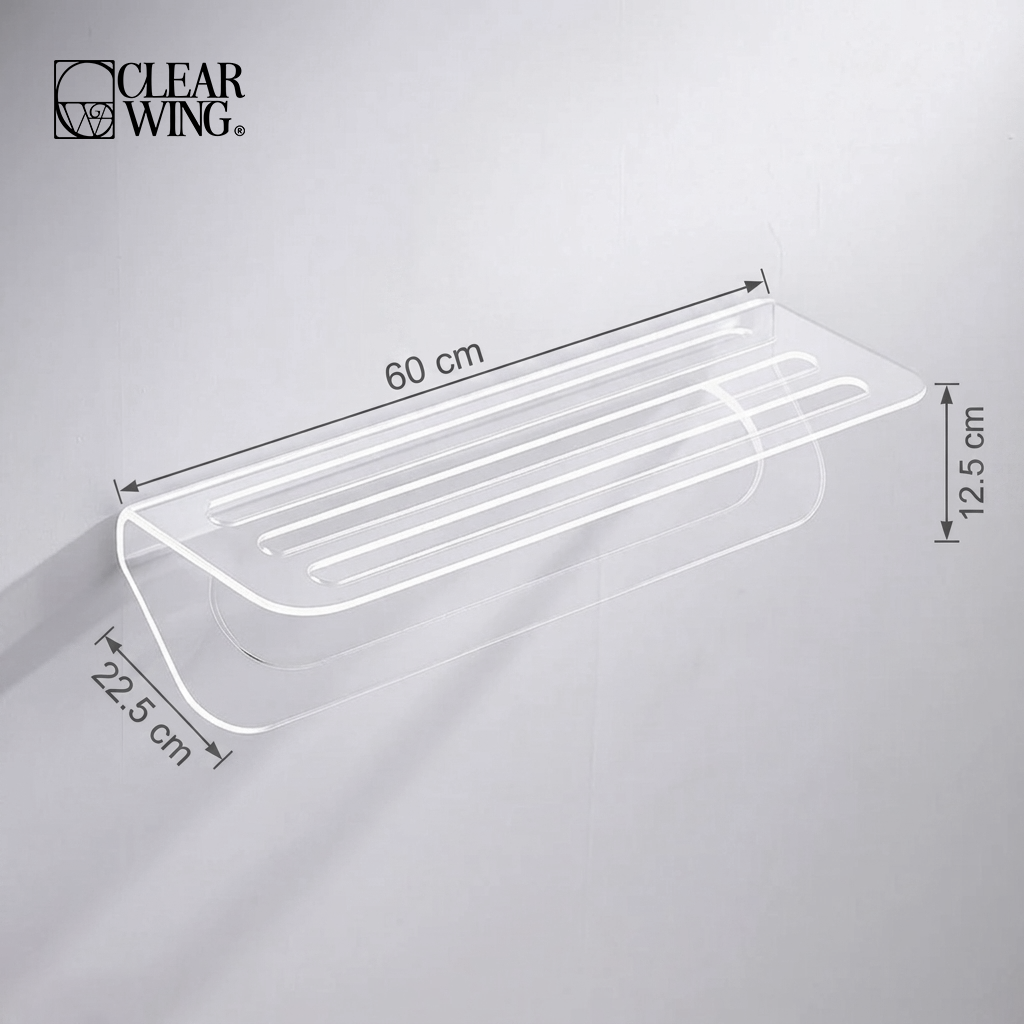 Acrylic Plexi Wall Towel Holder