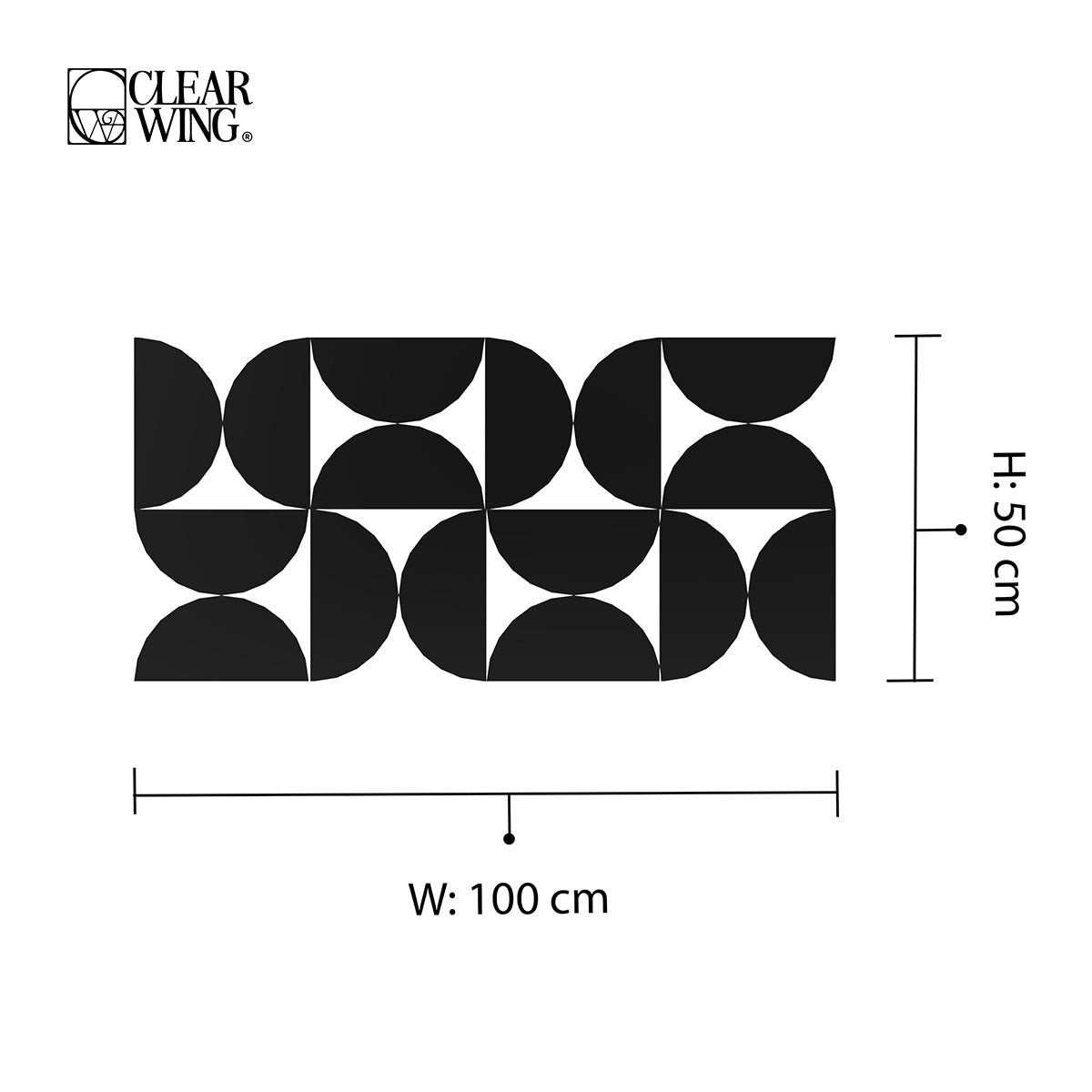 Acrylic Plexi Geometric Wall - Circle Art