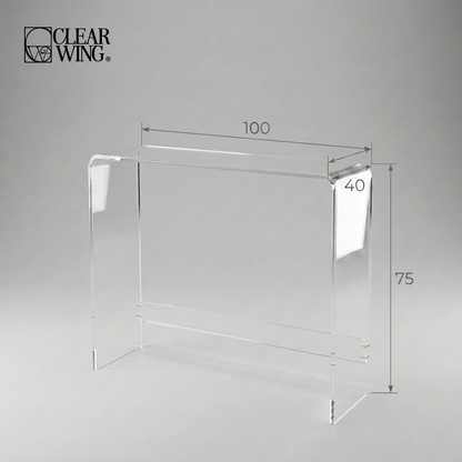 Minimalist Acrylic Plexi Console Table