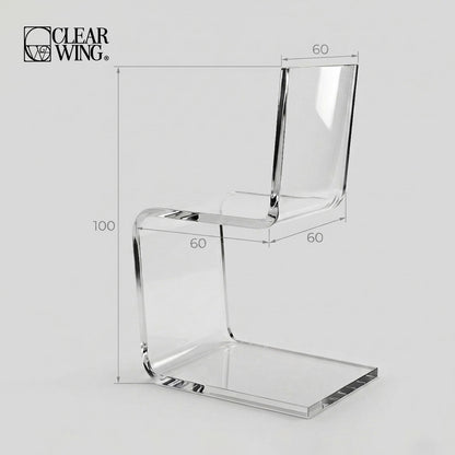 Acrylic Plexi U Chair