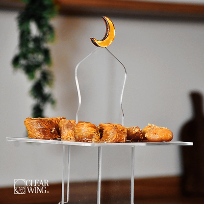 Acrylic Plexi Ramadan Pyramid Organizer