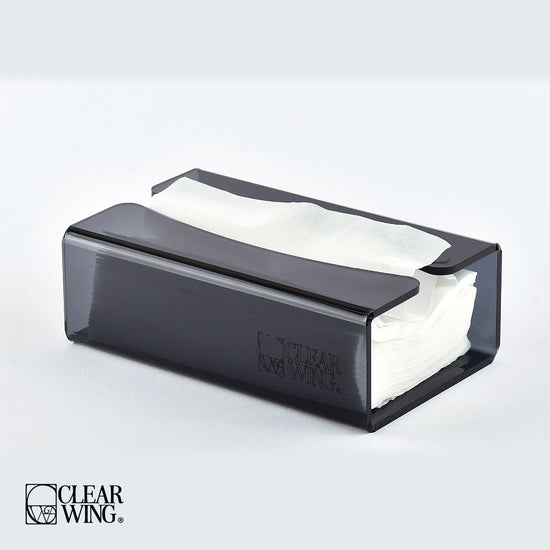 Acrylic Tissue Box Dual Open Sides
