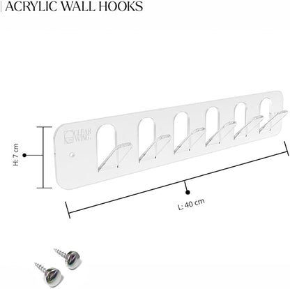 Acrylic Plexi Clothes Wall Hanger