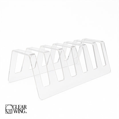 Acrylic plexi Plates Organizer Holder