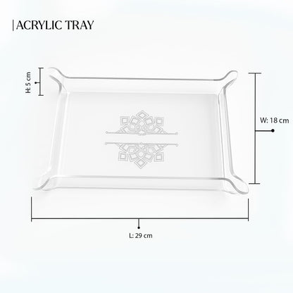 Acrylic Plexi Trays (Monogrammed)