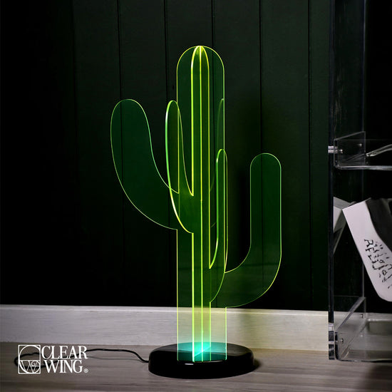 Acrylic Neon Cactus