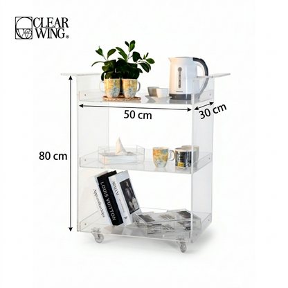 Acrylic Plexi Serving Cart