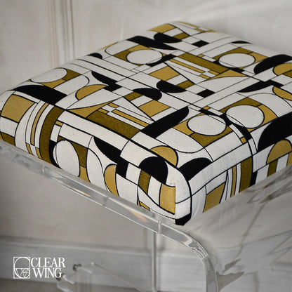 Acrylic Cushioned Seat Chair