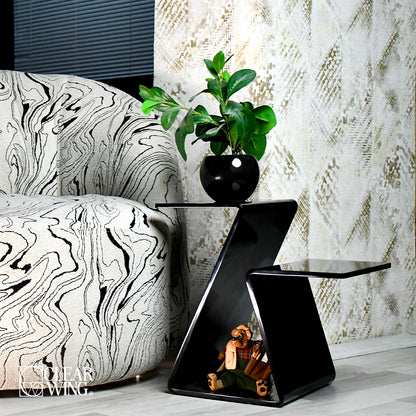 Acrylic Double Z Shape Table 1