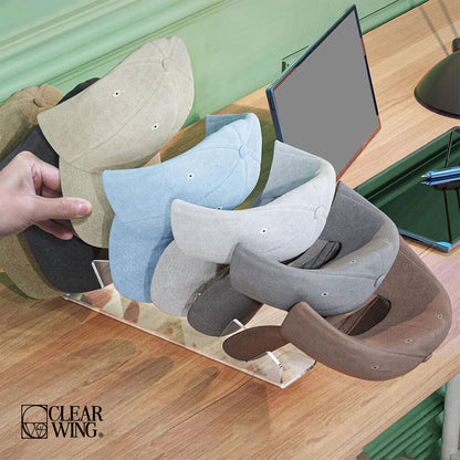 Acrylic Hat Organizer Stand clear 2