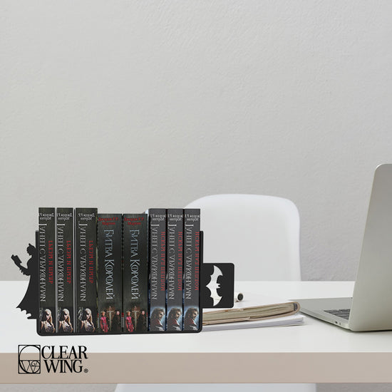 Acrylic Plexi Bookends Batman