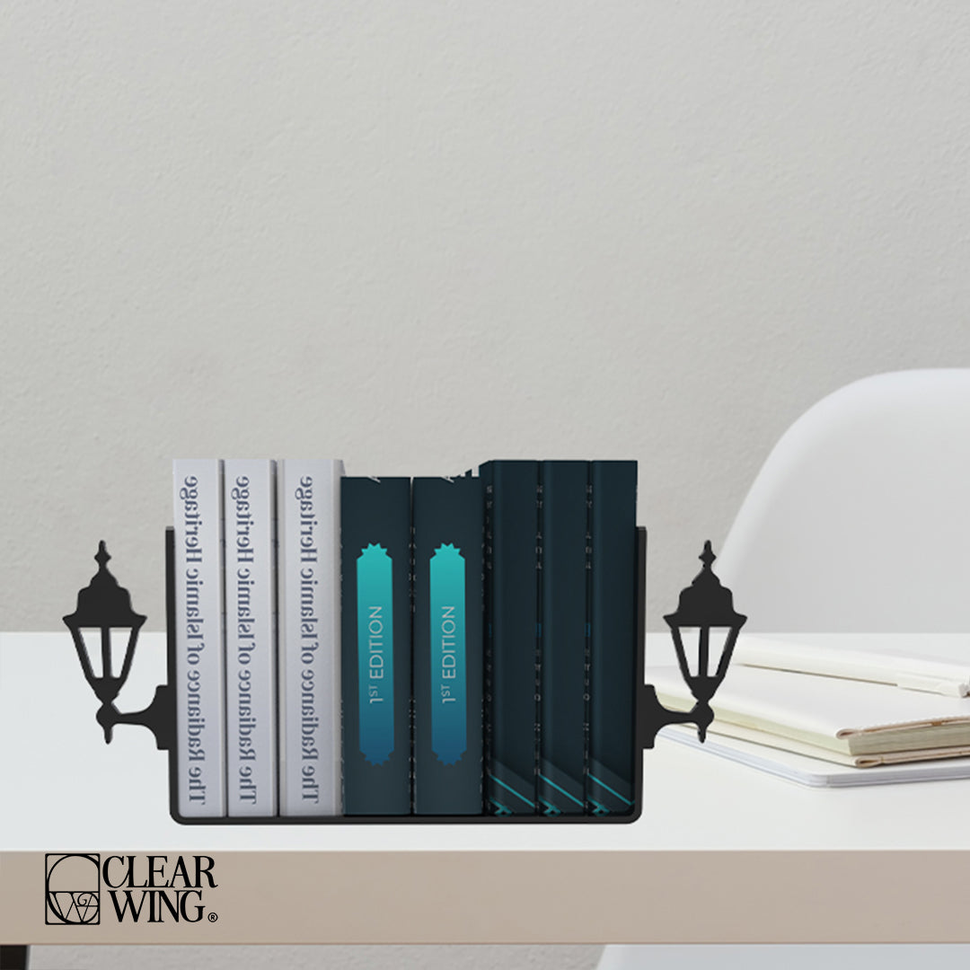 Acrylic Plexi Bookends Lamp