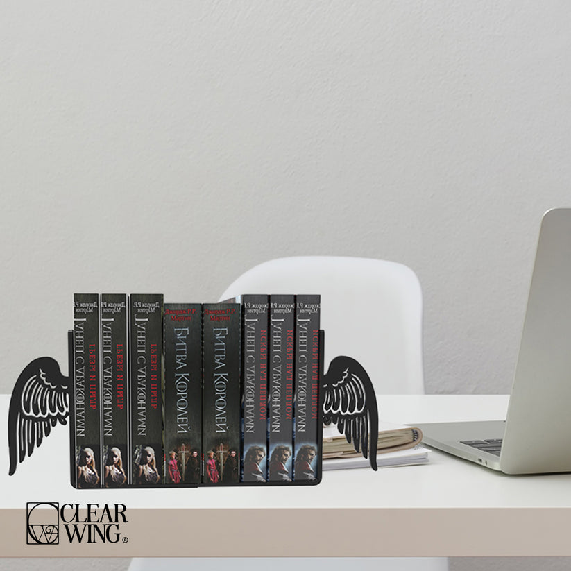 Acrylic Plexi Bookends Wings