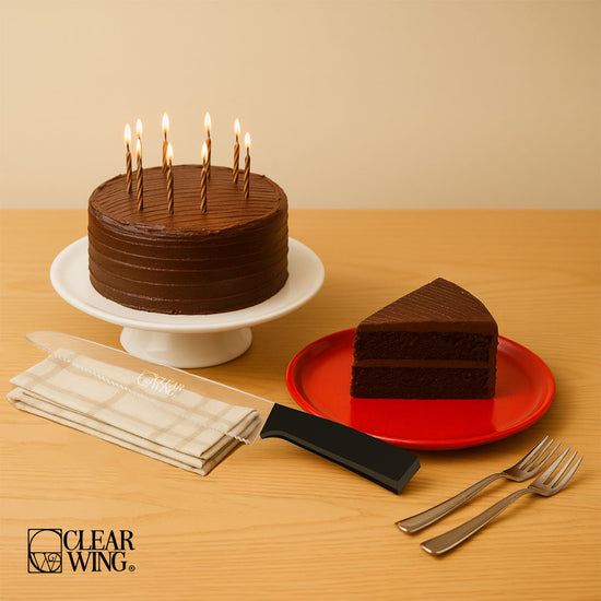 Acrylic Plexi Cake Plastic Knife 