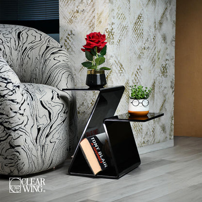 Acrylic Plexi Double Z Shape Table