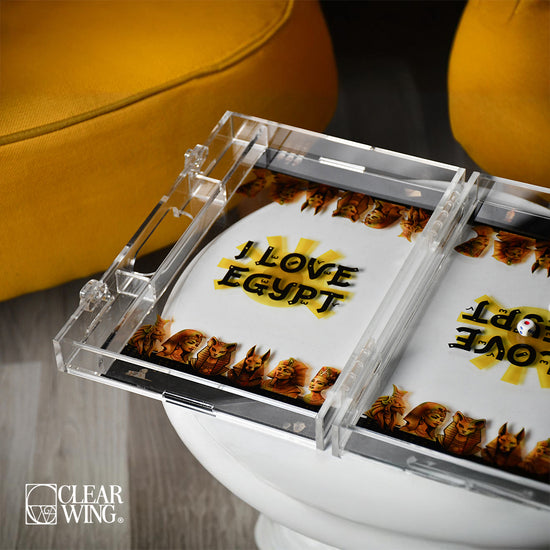 ِAcrylic Plexi Game Tawla ( Backgammon )