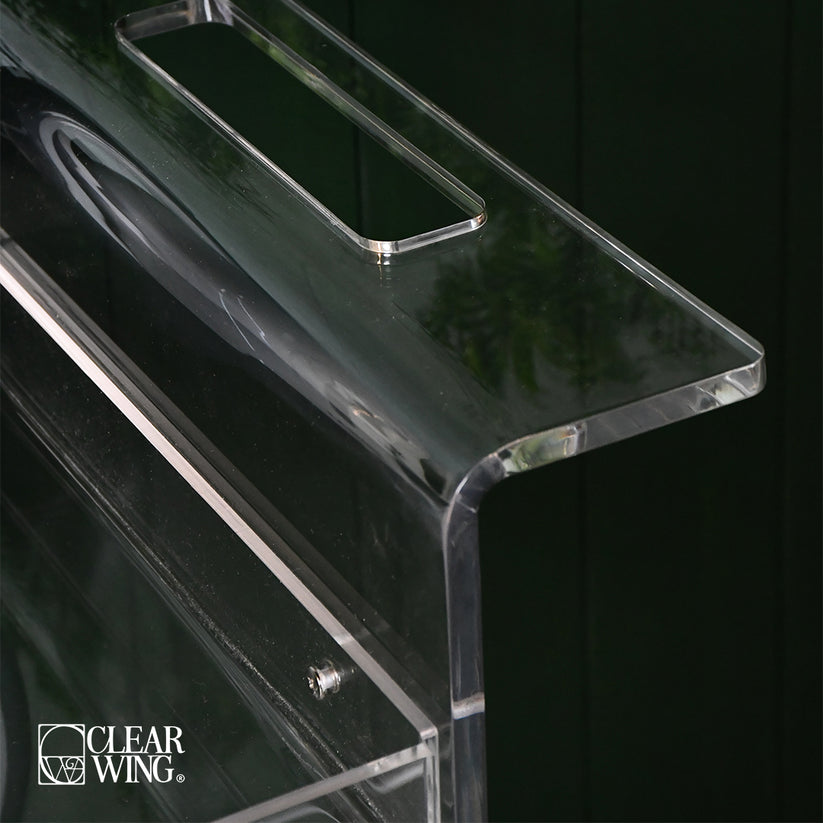 Acrylic Plexi Serving Cart 1