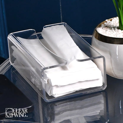 Acrylic Plexi Tissue Box clear