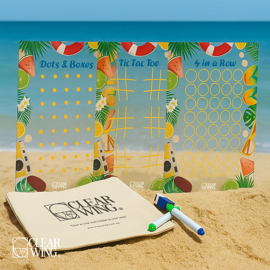 Acrylic Plexi Travel Game Set 