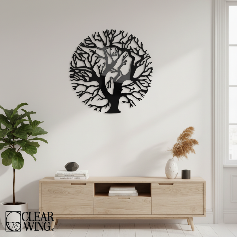 Acrylic Plexi Wall Art (Tree)