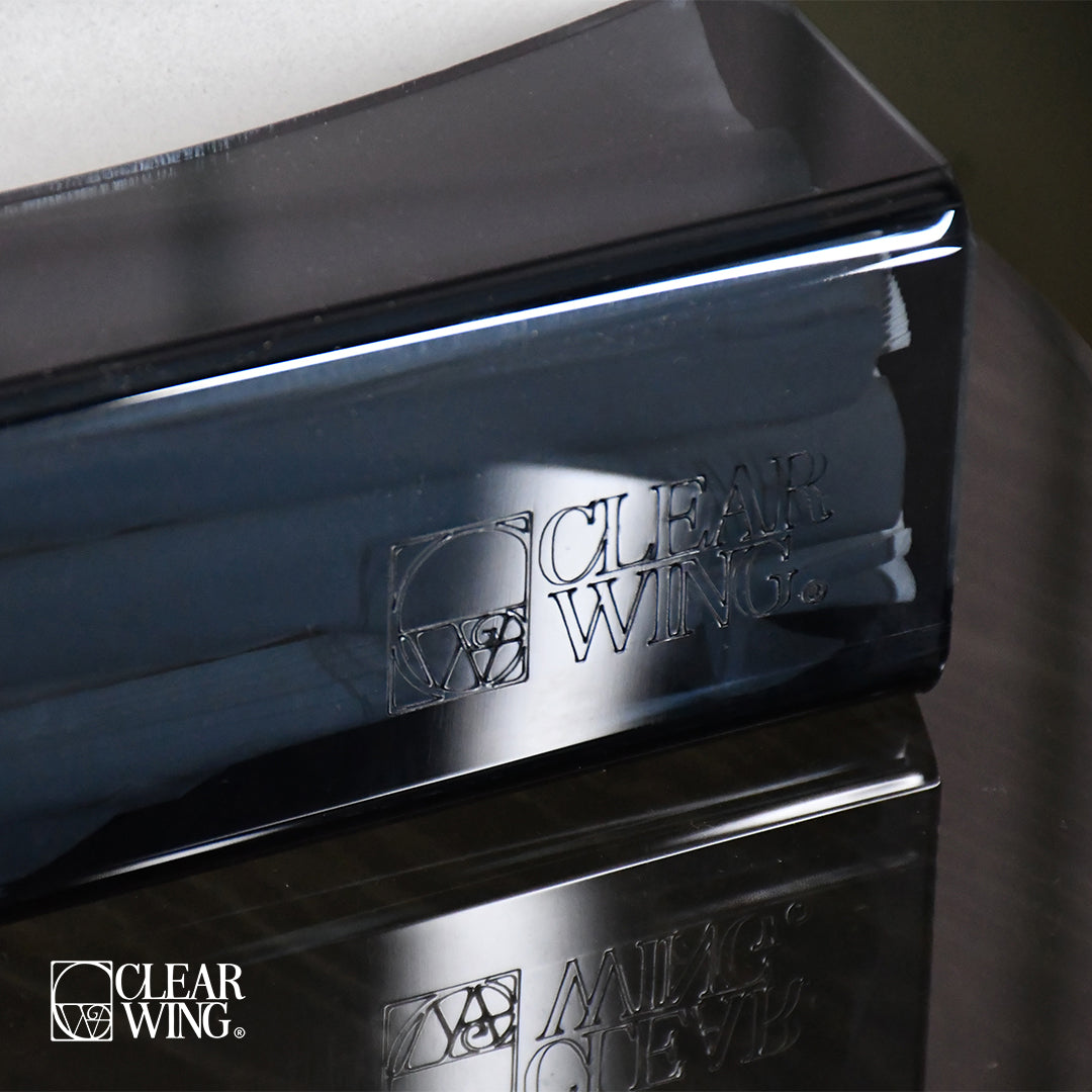 Acrylic Rectangular Tissue Box gray