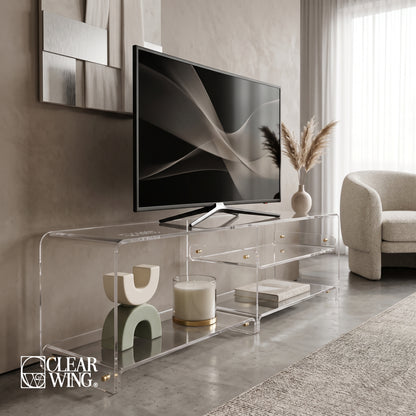 Acrylic Plexi TV Unit