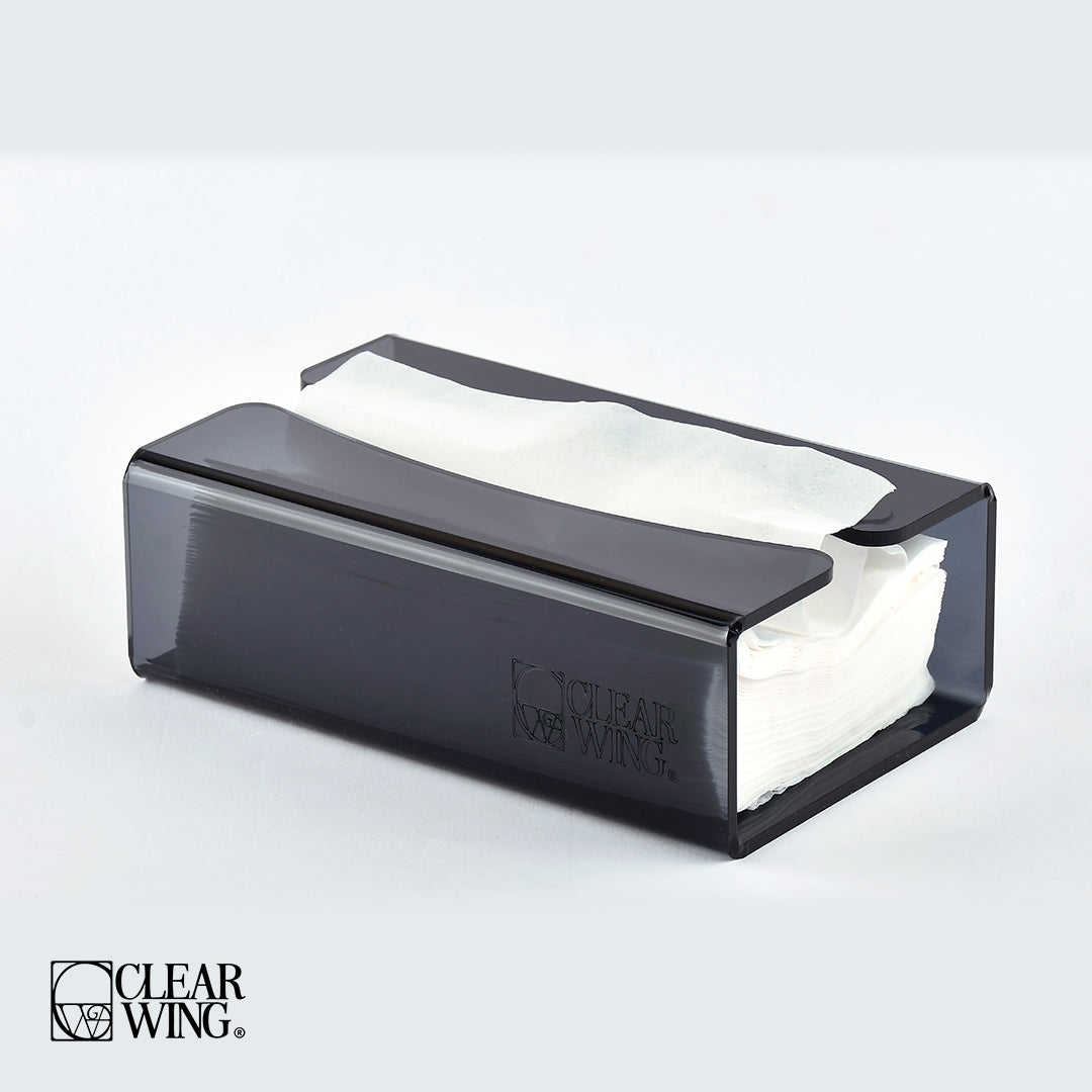 Acrylic Tissue Box black