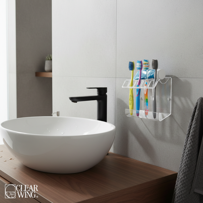 Acrylic Toothbrush Holder wall