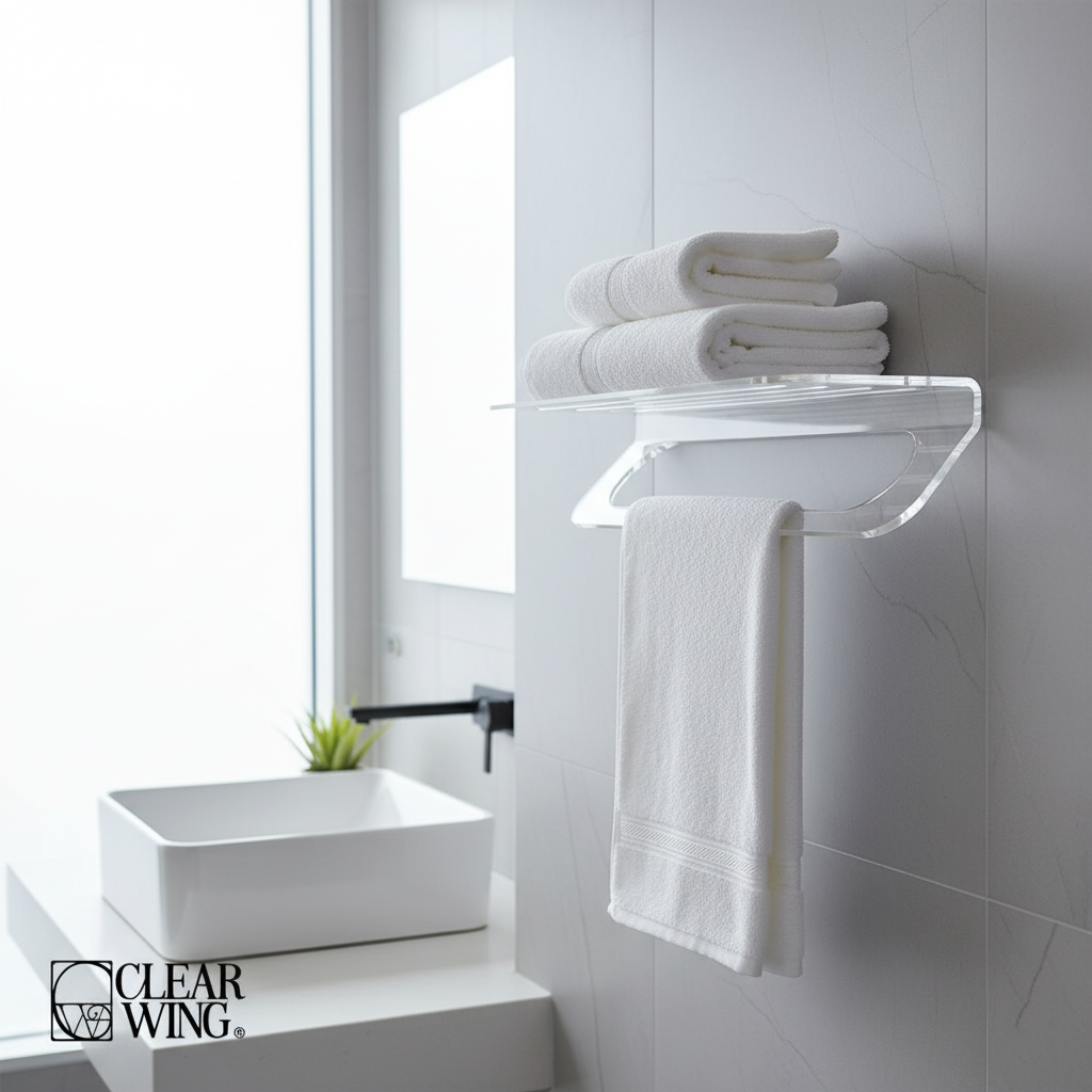 Acrylic Wall Towel holder