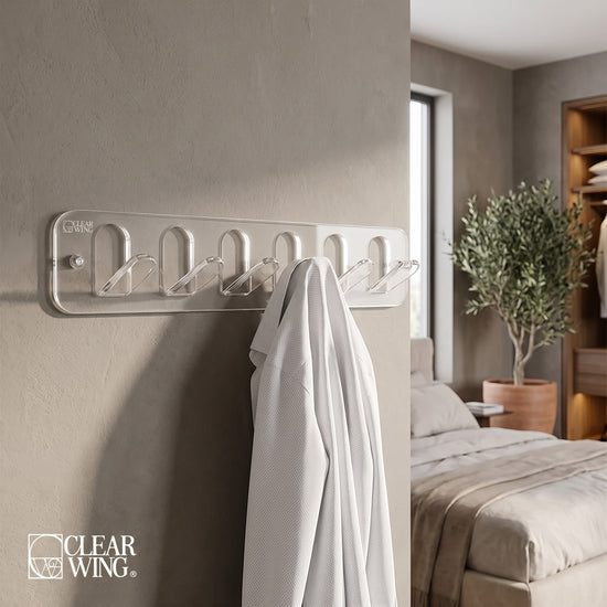 Acrylic Plexi Clothes Wall Hanger