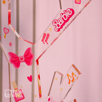 Acrylic clothes hanger stand 2