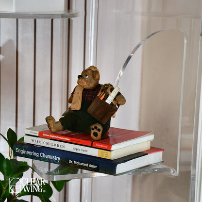 Acrylic plexi Book Shelf 